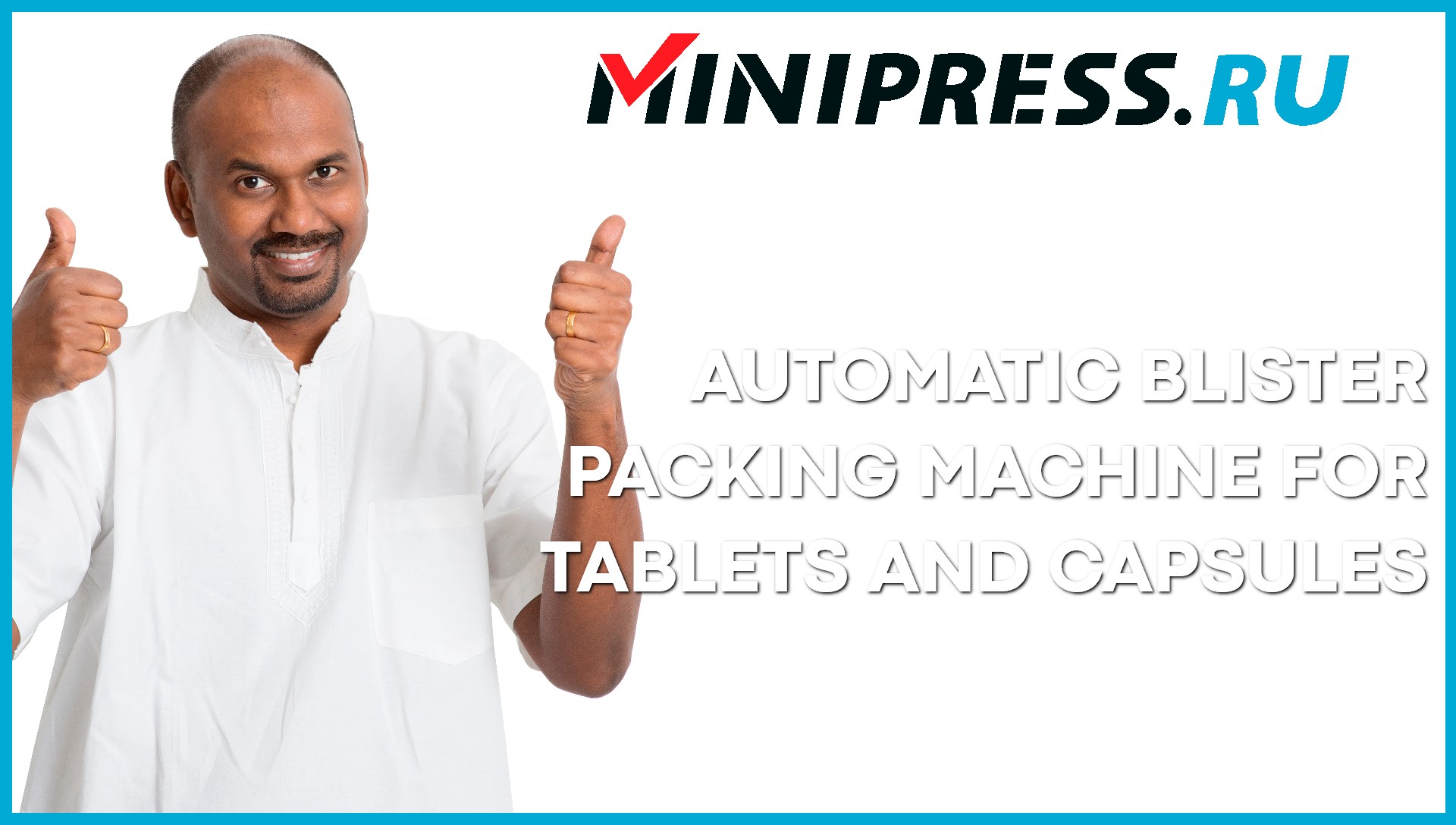 Automatic blister packing machine for tablets and capsules