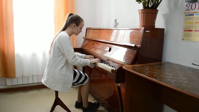 Данильченко Вероника, 13 лет, ДМШ 1 г Кропоткин, В Коровицын Вальс смотреть онлайн