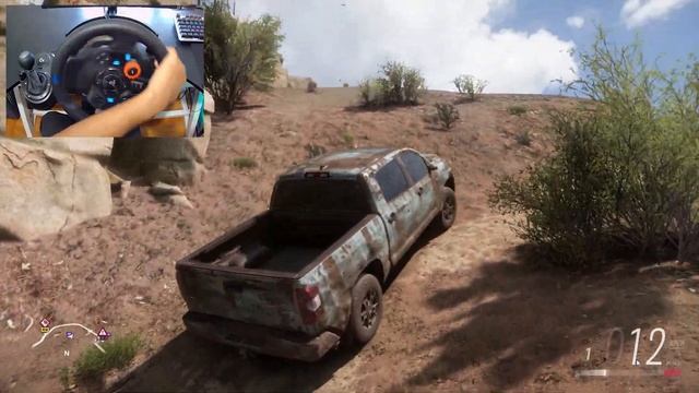 Offroad using Broken Toyota Tundra | Forza Horizon 5 | Logitech G29 Gameplay смотреть онлайн