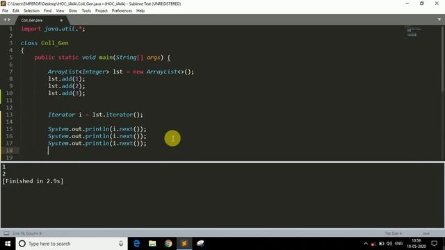 42 | Iterator in JAVA | Access One Value at a Time