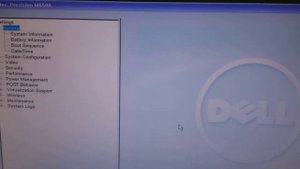 Переключение в BIOS ноутбука Dell режима загрузки ОС с HDD