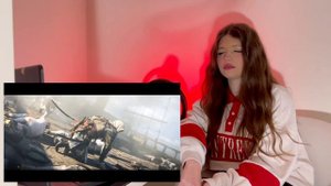 Girl's reaction | Assassin's Creed IV Black Flag   World Premiere Trailer