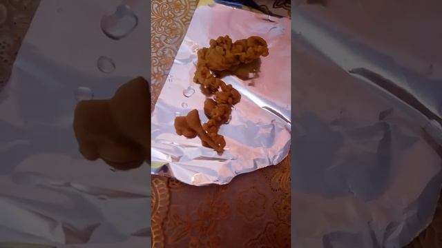 Пример отливки негатива из ауры человека на воске. смотреть онлайн