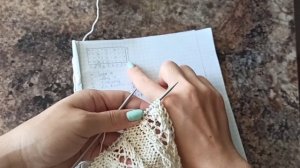 Ажурный узор спицами бесплатное описание. Ажурная дорожка спицами.