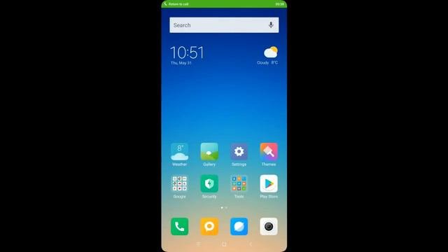 XIAOMI Redmi 5 Plus Incoming Call