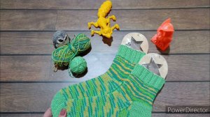 🧶Носочки из бамбука спицами 🧦