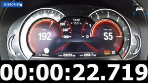 BMW 5 Series G30 530i ACCELERATION & TOP SPEED 0-250 km/h by AutoTopNL