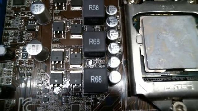 Частичная диагностика материнки Asus P8H67 M LE