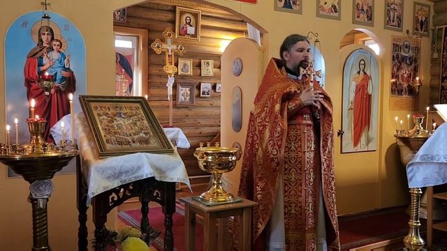 30 апреля 2023г. (окончание Литургии, поздравления в Неделю святых жен-мироносиц). смотреть онлайн