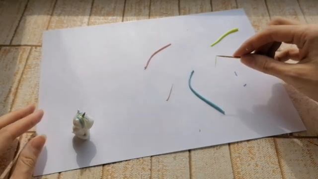 Единорог из полимерной глины | поделки из полимерной глины | Unicorn from clay смотреть онлайн