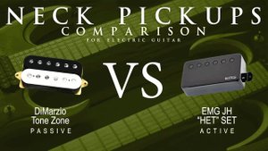 DiMarzio TONE ZONE vs EMG JH HET SET - Neck Guitar Pickup Comparison Tone Demo