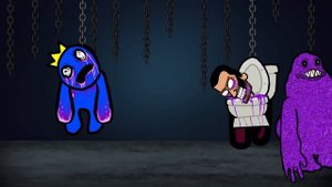 Mini Crewmate Kills Skibidi With Grimace Shake | Among Us