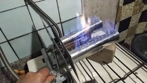 Газогорелочное устройство печное УГОП-16 переделанное на микрофакельные горелки