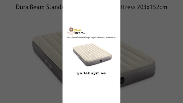 Sleep Like Royalty YallaBuyIt.ae Intex Dura-Beam Air Mattress Review: Comfort Meets Durability #uae