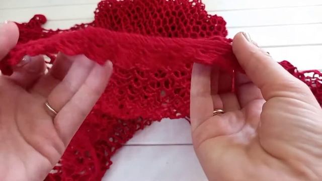 МК Вязаная пляжная туника крючком Узор сетка
