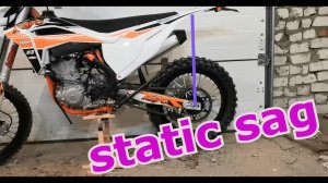 Настройка подвески - НАЧАЛО! Static sag