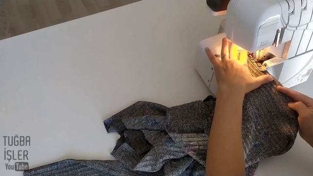 Very Easy Palazzo Trousers Cutting and Sewing | Tuğba İşler смотреть онлайн