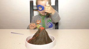 Тестирование игрушки Детский набор химика "Ракета на Вулкане"., EASTCOLIGHT