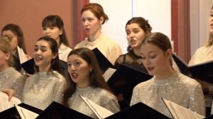 РНП "Ах, ты, милая, хорошая моя" обр. для хора Л. Томашевской. Дирижер Куранова А.