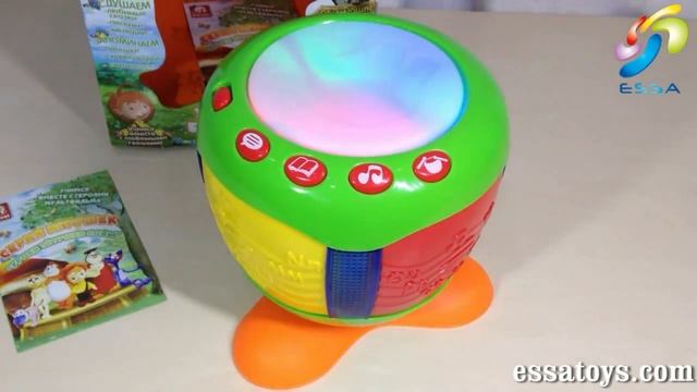 Умный Барабан "Уроки Тетушки Совы" игрушки оптом http://essatoys.com смотреть онлайн