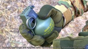 Новинка! страйкбольная граната НАТО67 с активной чекой от Пирософт!