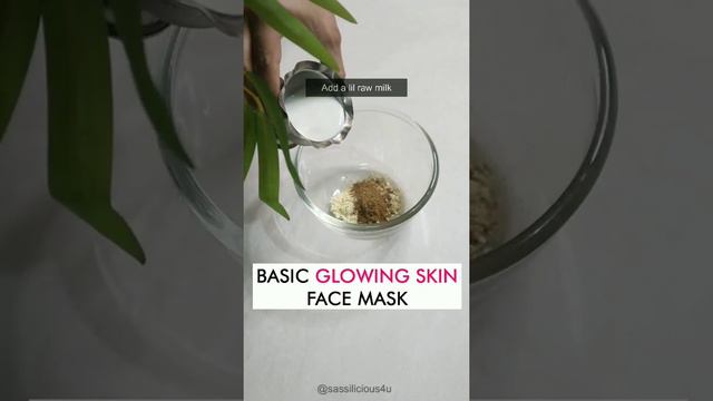 basic glowing skin... ................face mask.... 😻😻😻