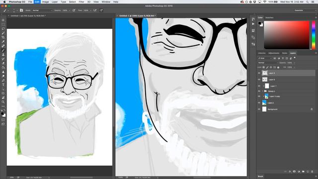 Drawing Hayao Miyazaki, Spirited Away // Rad Portraits with Beth Be Rad | Snarled смотреть онлайн