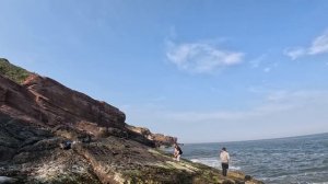 РЫБАЛКА В СЕВЕРНОМ МОРЕ СО СКАЛЫ В ШОТЛАНДИИ -ОТДЫХ -КРАСИВЫЕ ВИДЫ -НЕМНОГО РЫБЫ