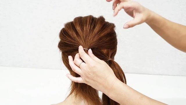 Простая и Быстрая прическа для коротких волос.Красивые прически пошагово. Fast hairstyle for short смотреть онлайн