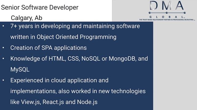 Senior Software Developer