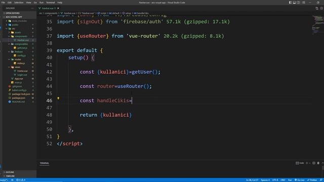 7# Çıkış İşlemini Gerçekleştirme [Vue 3 - Firebase 9] смотреть онлайн