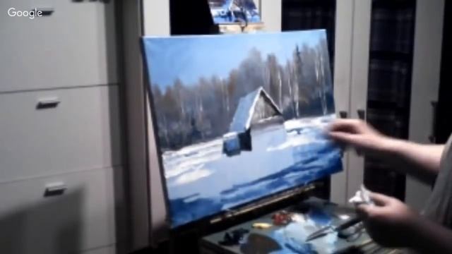 ? ХуДоЖнИкИ Картина маслом / Топим баньку / Александр Григорьев смотреть онлайн