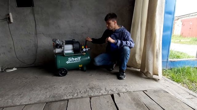 Обзор воздушного компрессора Shelf (готовимся к покраске) смотреть онлайн
