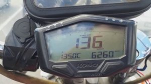 Максималка на мотоцикле Урал 750 .