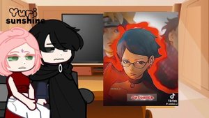 past parents Sarada/ (boruto) react to Sarada|| short
