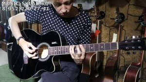 Обзор электроакустической гитары Elitaro E4040EQ BK