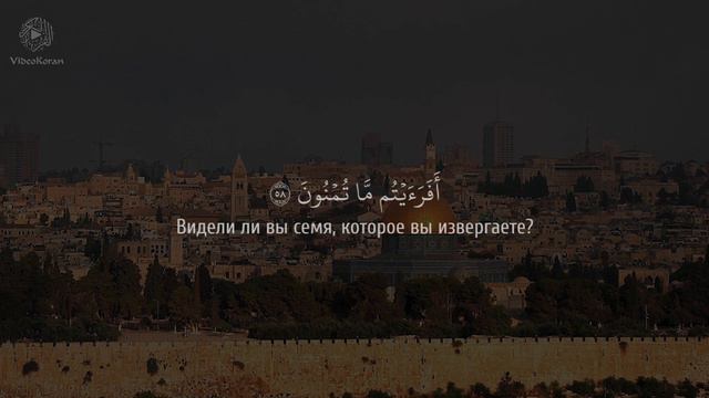 Красивое чтение Корана - Сура 56 «Аль-Вакиа» смотреть онлайн