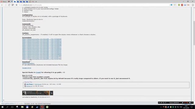[CSGO] Обзор плагина Client SkyBox. Позволяет игрокам, менять скайбоксы (небо) на сервере смотреть онлайн