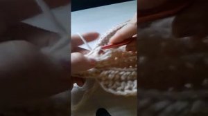 Рукав фонарик крючком