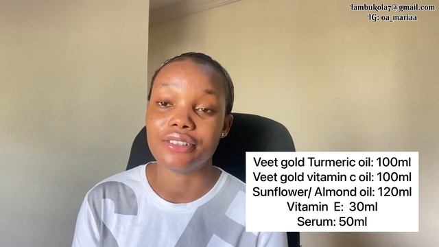 How To Mix  Effective Lightening Body Oil! Full Recipe 2022