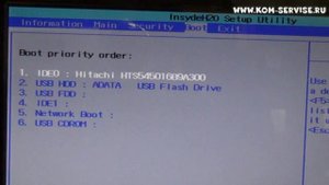 Как зайти и настроить BIOS нетбука E-machines 250 для установки WINDOWS 7 или 8 с флешки или диска.