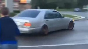 Мерседес W 140 5.0 Дрифт.