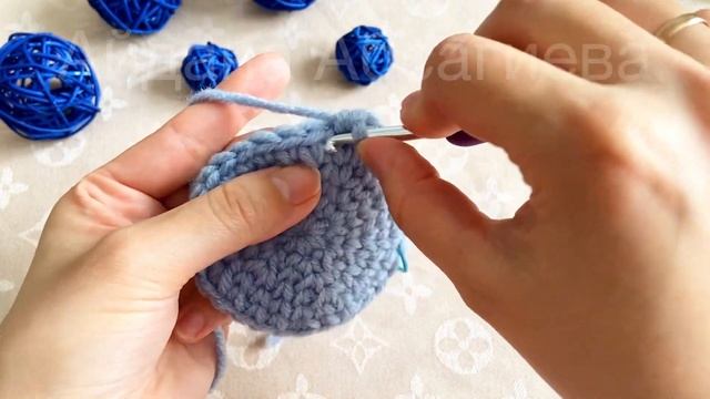Шляпа крючком/ узор в раскол/ вязание крючком для начинающих