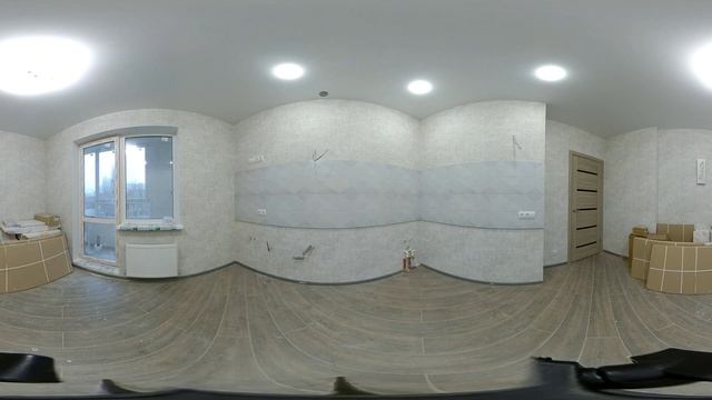 Ремонт в светлой, просторной кухне. ЖК Саратов смотреть онлайн