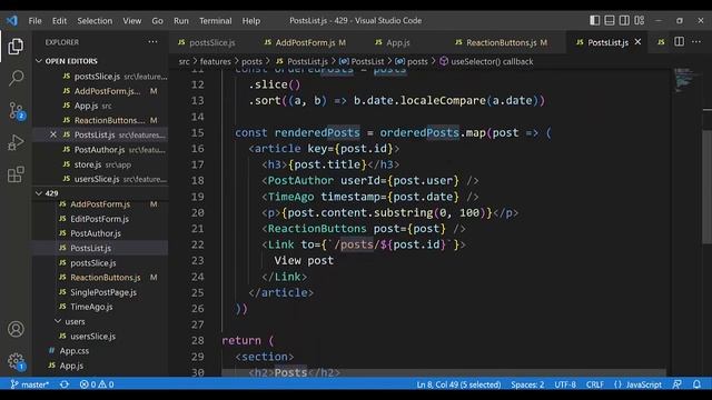 Redux useSelector states vs props vs variables смотреть онлайн