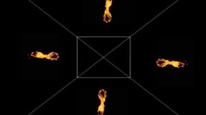 огонь голограмма