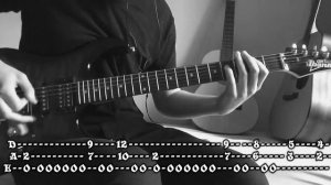 Sarastus - Tielle tuntemattomalle (guitar cover with TABS)