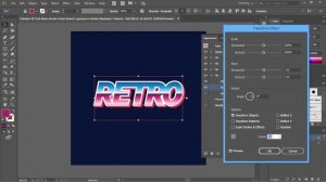 Editable 3D Text Effect - Retro Arcade Game for Brand Logotype Style - Adobe Illustrator - Remuri