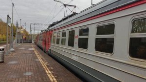 Электропоезд ЭД4М-0437 с маршрутом Москва (Ярославский вокзал) - Щелково