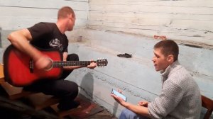 Одинокая ветка сирени под гитару Валерий Залкин